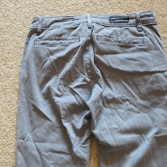 AG Adriano Goldschmied Caden Twill Tailored Trousers in Light Gray Chinos Sz 26R - Picture 13 of 14